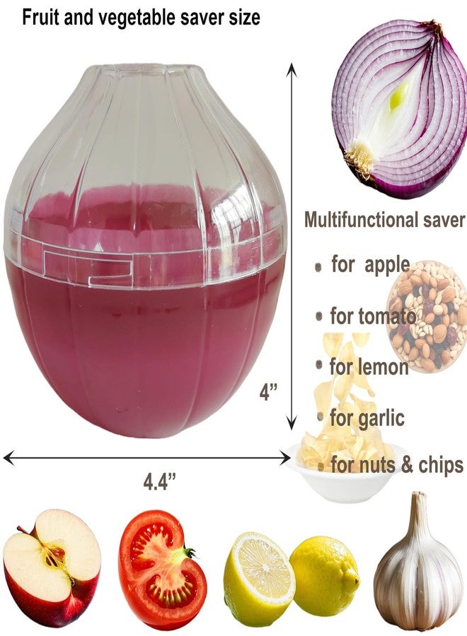 Dokpod Reusable Onion & Tomato Storage Containers - Freshness Saver Keepers with Transparent lid Organizer for Fridge, Onion Holder Storage Onions Keeper for Refrigerator, Fruit Storages Box - Image 2